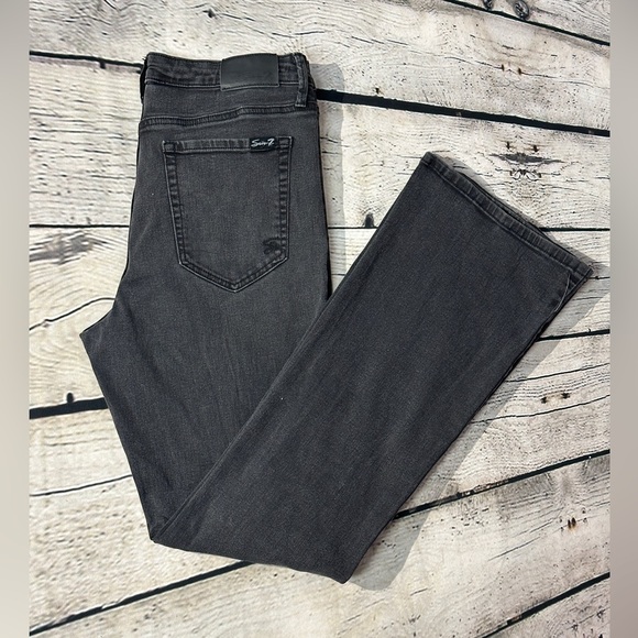 Seven7 Denim - Seven7 Women's Wide Leg Jeans in Charcoal